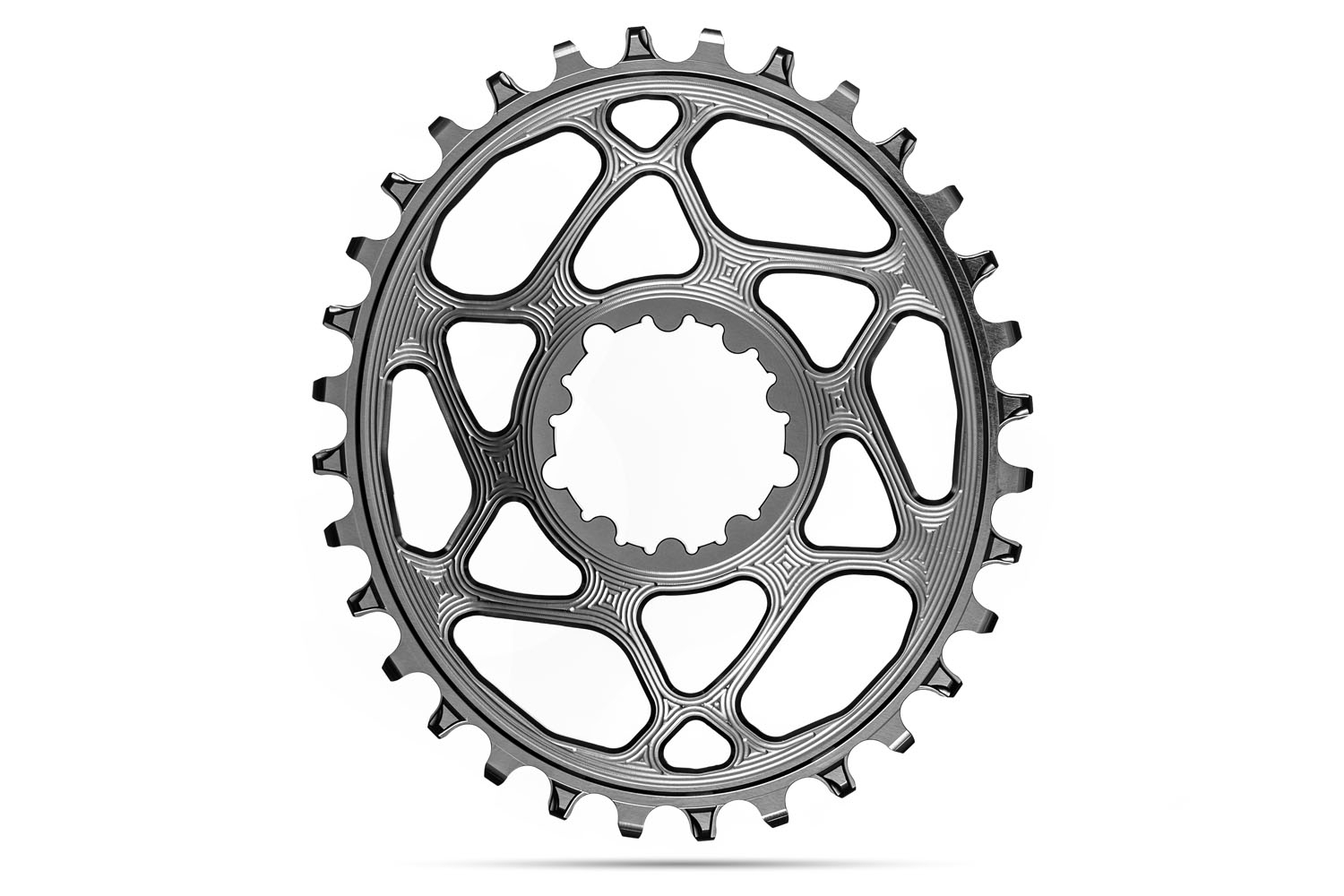 absoluteBLACK XX1 Shimano 64BCD N//W 28T Chainring Black