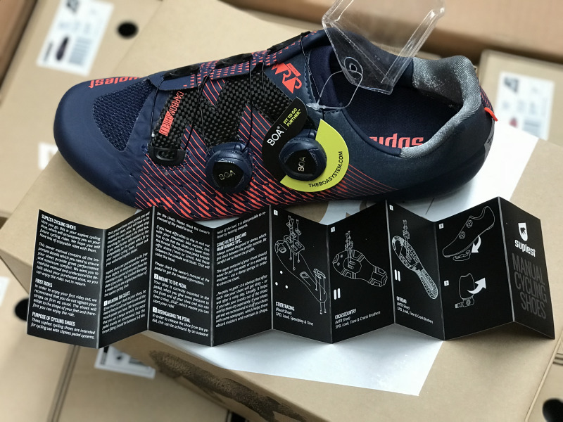 Download Suplest 2018 Edge 3 Pro Carbon Road Shoe - Navy/Coral ...