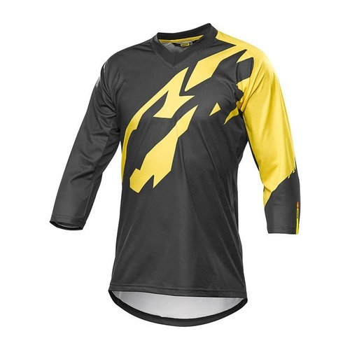Mavic Crossmax Pro 3 4 Sleeve MTB Jersey Black Yellow The Odd Spoke