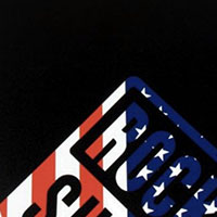 Black/USA Flag