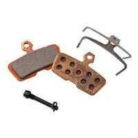 Sram Disc Brake Pads Metal Scintered With Steel Backing Plate - Wet + Powerful 