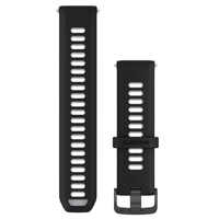 Garmin Forerunner® Watch Bands (22 mm) - Black/Translucemt Whitestone Silicone