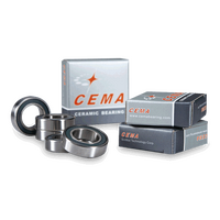 Cema Sealed Bearing 6802LLB 15x24x5mm Hybrid Ceramic
