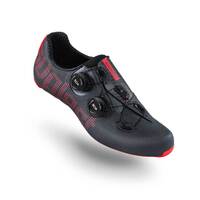 Suplest Edge+ Pro Road Carbon Cycling Shoes - Anthracite/Radiant Red