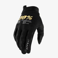 100% iTrack Gloves - Black