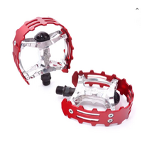 Wellgo XC-II Bear Trap Alloy BMX Pedals - 1/2" Cromoly Axle