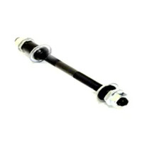 AXLE - Rear, 3/8" x 26T x 180mm, Cr-Mo, With Cone & Nut