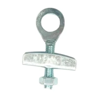Chain Adjuster / Tensioner - For 3/8" Axle - Silver - (Sold Individually)