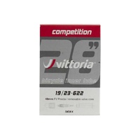 Vittoria Competition Latex Tube 700 x 19/23 French Valve 48mm w Removable Valve Core