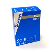 Giant Superlight Bicycle Tube 27.5 x 2.1-2.4 - Presta Valve 48mm