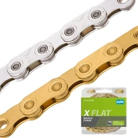 KMC X Flat Chain – Pre-Waxed 12/13-Speed Flat-Top Chain for SRAM AXS / Transmission Drivetrains