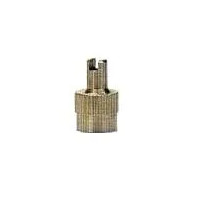 Schrader Valve Core Remover Cap (Brass)