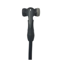 Universal Pump Head w Twin Valve & Hose & Thumb Block Lever for Presta and Schrader