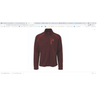 Scott Fives Mens Long Sleeve Winter Jacket [Colour: Burnt Burgundy] [Size: L]