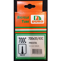 Duro Tube 700x35/43C Presta 52mm Valve