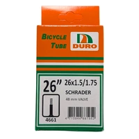 Duro 26 x 1.50-1.75 Bicycle Inner Tube w 48mm Schrader Valve
