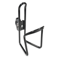 Pro Series Bidon Cage - Alloy Handlebar Mount - Black - Fits Bar 25.4mm