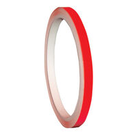 Pro Series Adhesive Rim Tape [Size: 10mm] [Colour: Red]