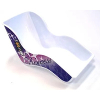 Girls Bicycle Doll Carrier Purple/Pink Princess - w Rear Mount Bracket + Mounts on Brake Stay