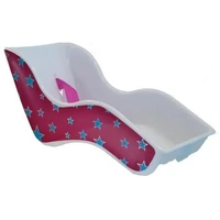 Bikes Up Doll Carrier, Stars, Pinky Purple with Blue Stars