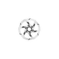 TRP-33 Disc Brake Rotor Stainless Steel - 6-Bolt, Silver/Black