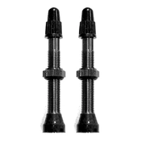 Bikelane Alloy Tubeless Valves 44mm – Black (Pair)