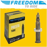 Freedom To Ride Inner Bicycle Tube 24"x1.0"/1.25" French Valve (Presta) 48mm