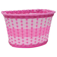 Oxford Junior Woven Basket Pink