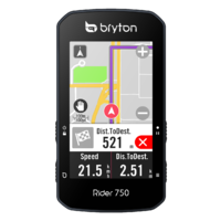 Bryton Rider 750 GPS Bike Computer (Touchscreen with Online Navigation)