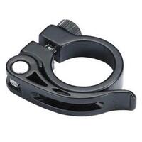 Coloury Quick Release Alloy Black Seat Post Clamp