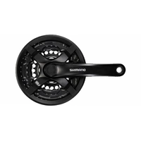 Shimano FC-TY501 Front Crankset 175mm 42-34-24T Black