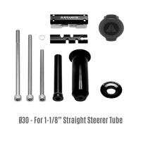 Granite Design Stash Multi Tool Kit Inside Steerer - (Straight 1 1/8) w/ 30mm Cap - Black