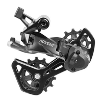 MICROSHIFT Rear Derailleur - Advent RD-M6195M-B V2 - 1x9 Speed - Medium Cage Clutch (Not Shimano)