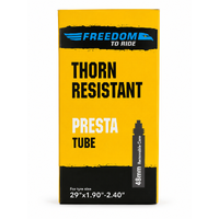Freedom To Ride Tube - Thorn Resistant Presta 29 x 1.90"-2.40" - 48mm Removable Valve Core