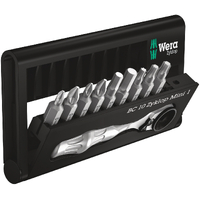 Wera Bit-Check 10 Zyklop Mini 1 Bits assortment with ratchet