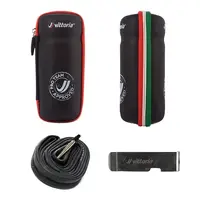 Vittoria Zip Cage Storage Bag w Bonus Tyre Lever + Tube