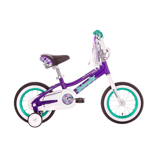 Malvern Star Cruisestar 12 Shorty Kids Bike Purple/Green